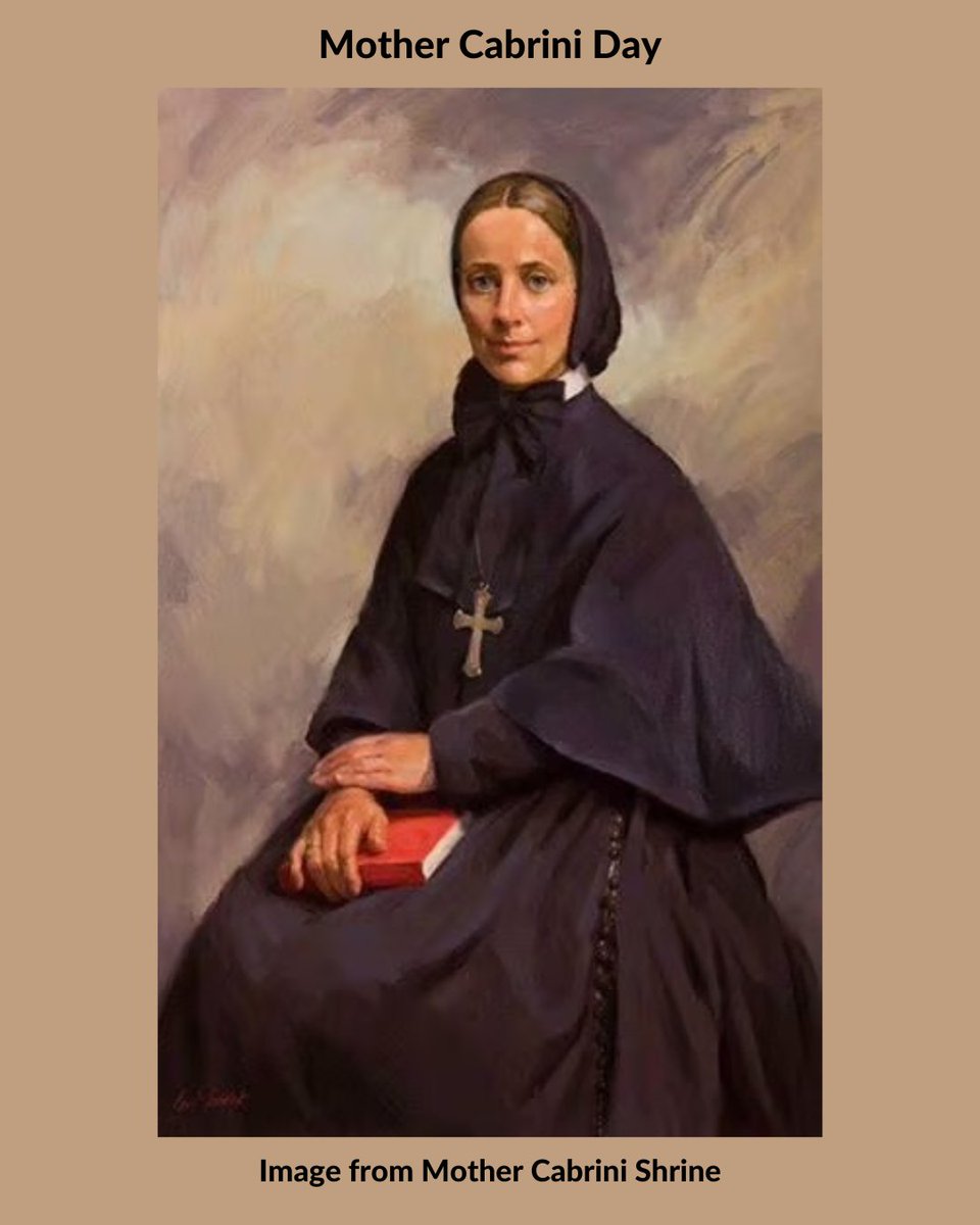 I’m proud to celebrate Mother Cabrini Day, honoring a woman who, through her love and compassion for everyone, made a difference here in our state and around the world.

Mother Frances Xavier Cabrini was the first U.S. citizen to be canonized as a saint and dedicated her life to