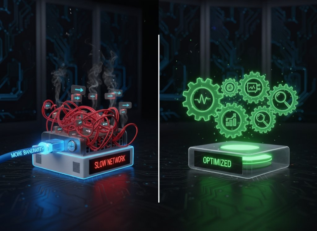 Bandwidth Isn’t Always the Answer

Even 3 Gbps networks can crawl — not from congestion, but from microbursts, latency, or bad QoS.

Before buying more capacity, improve visibility.
Smart monitoring and tuning often solve what upgrades can’t.

#NetAxisGlobal #Networking #QoS #ISP