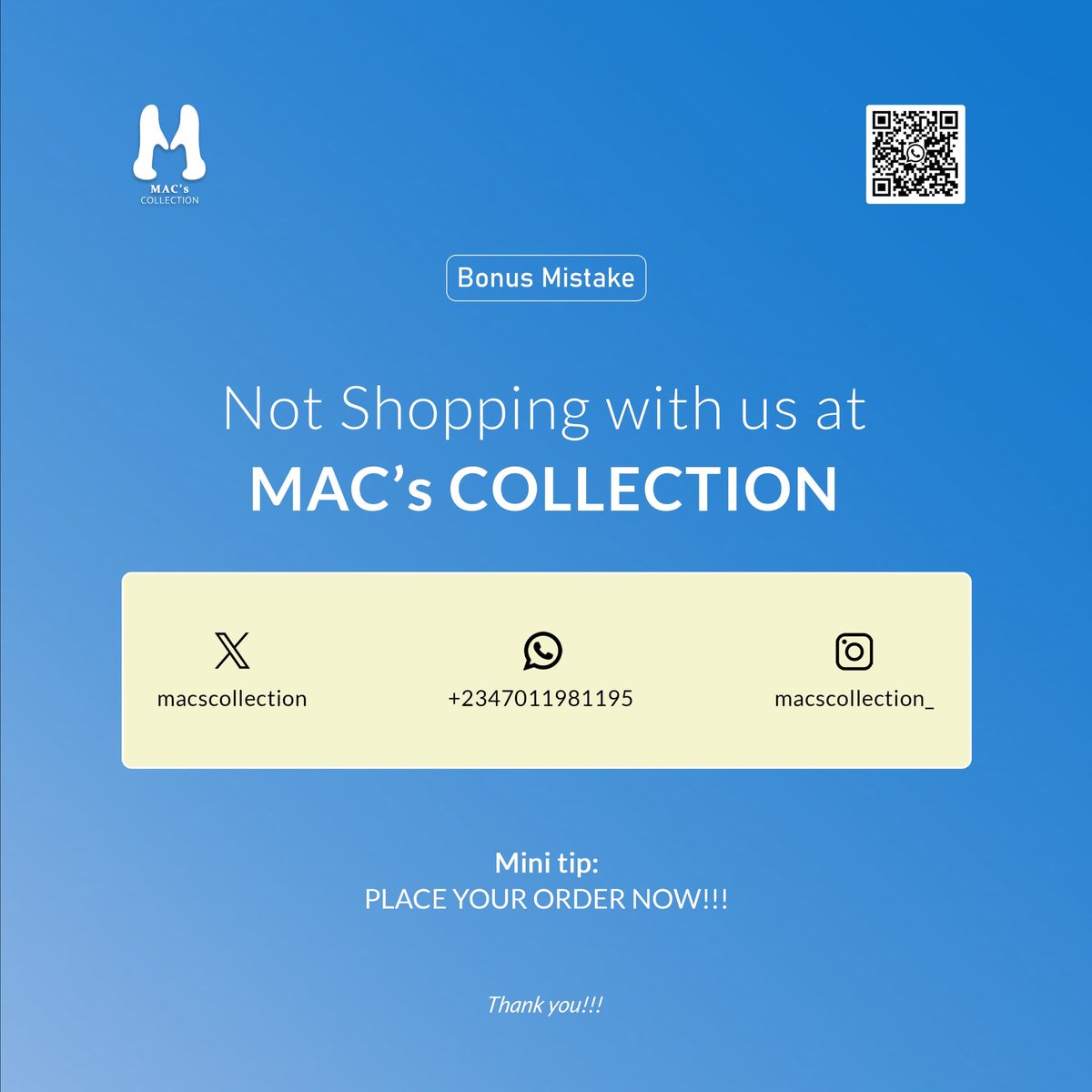 Macs Collection tweet media