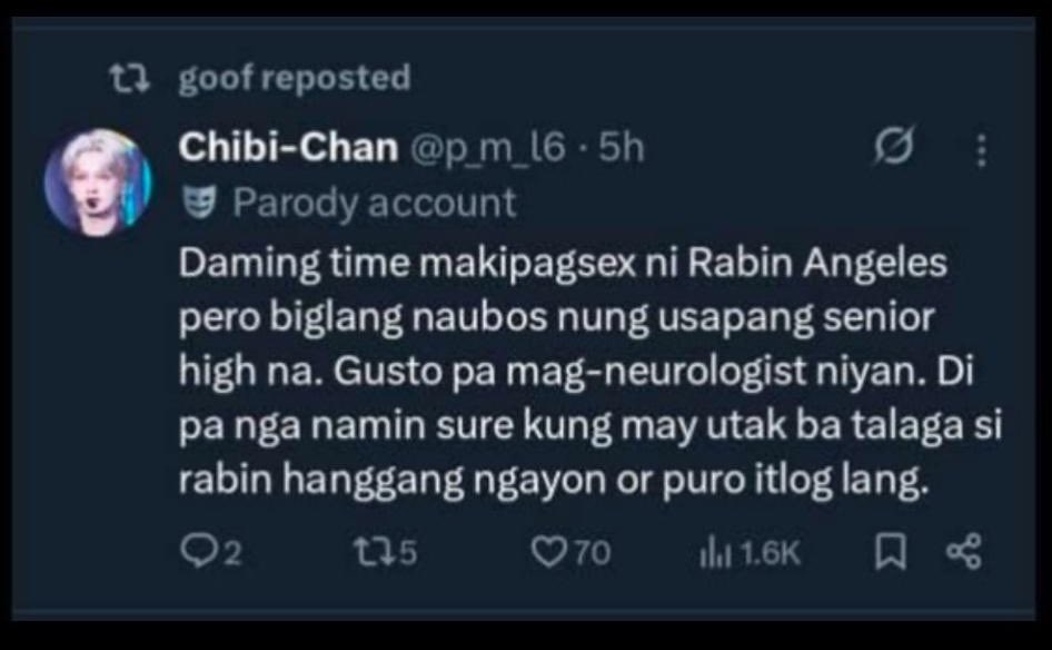 unho3lyyy's tweet photo. ay hinde Pamela.... ano nga ulet ??? maraming time to what !? 

PROTECT RABGEL VIVA 
PROTECT RABGEL VIVA https://t.co/uALpKMpZ58