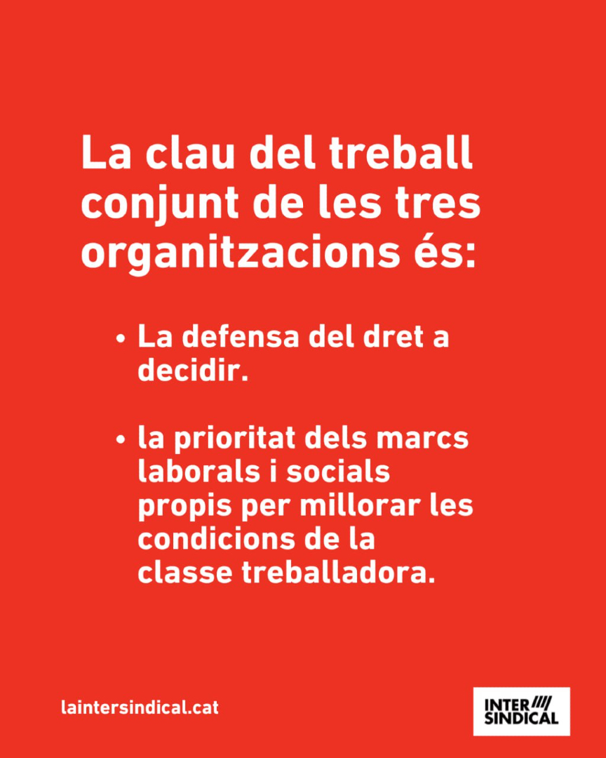 15 D’OCTUBRE
📢 VAGA GENERAL

🇵🇸 ATUREM EL GENOCIDI A PALESTINA
✊ Pels nostres drets socials i laborals
❌ Boicot a Israel: ni complicitat ni silenci