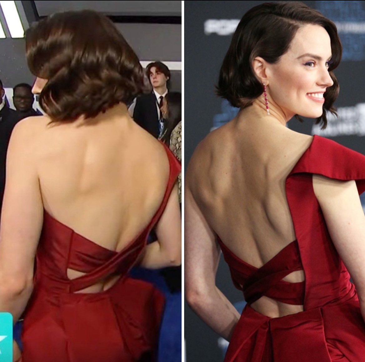 callamdenot's tweet image. No thought , head empty, just Daisy Ridley back muscles. 🔥 #DaisyRidley