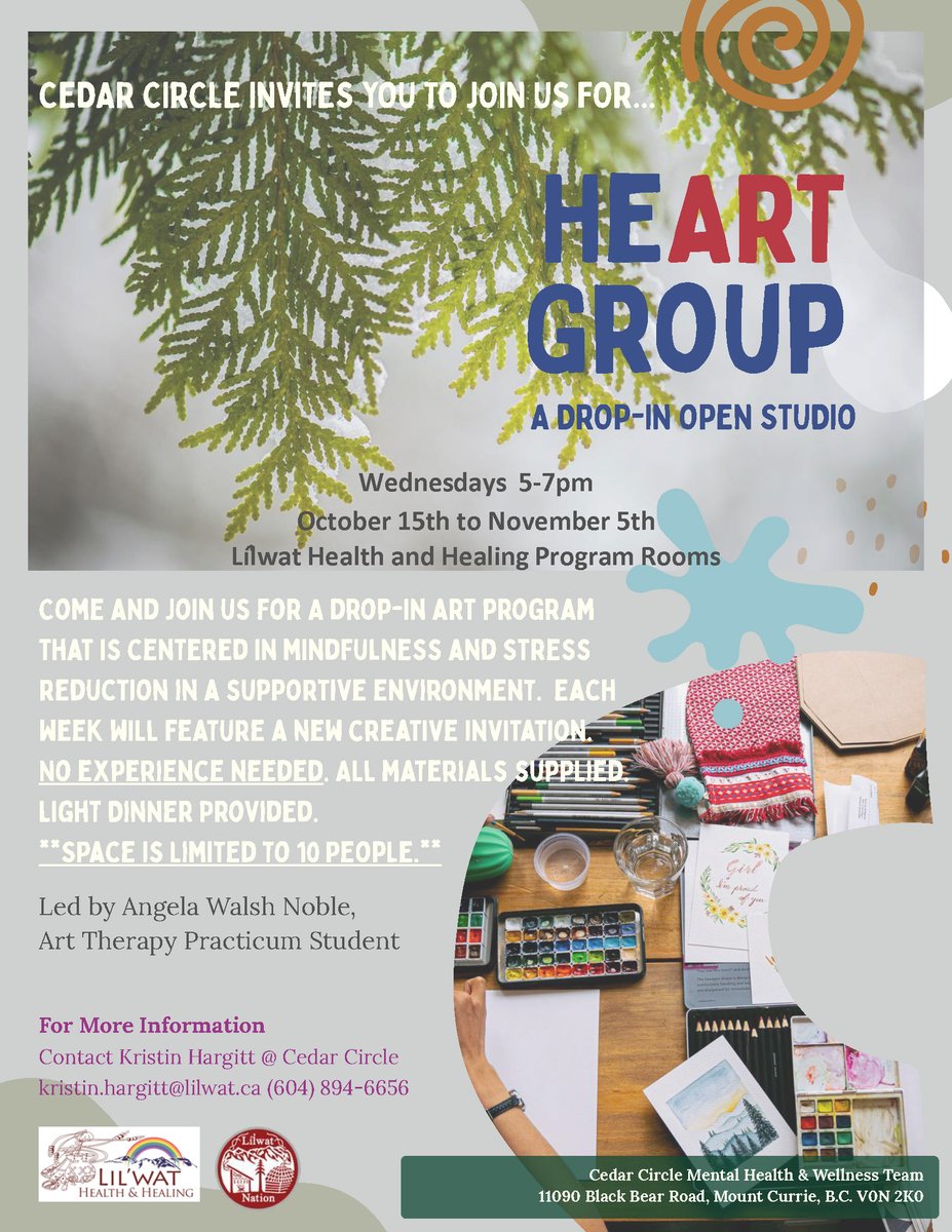 For more information contact Kristin Hargitt at kristin.hargitt@lilwat.ca or 604-894-6656