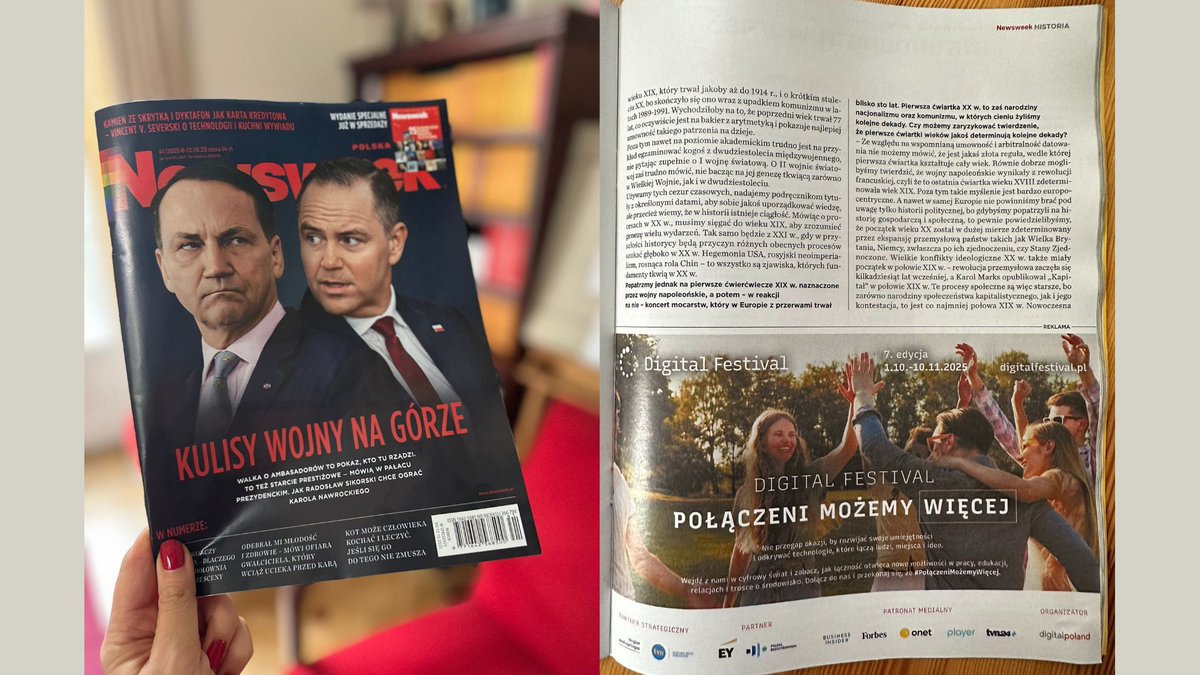 📣 Digital Festival 2025 już trwa a dziś pojawiliśmy się także w <a href="/NewsweekPolska/">Newsweek Polska</a> z zapowiedzią sześciu festiwalowych tygodni!