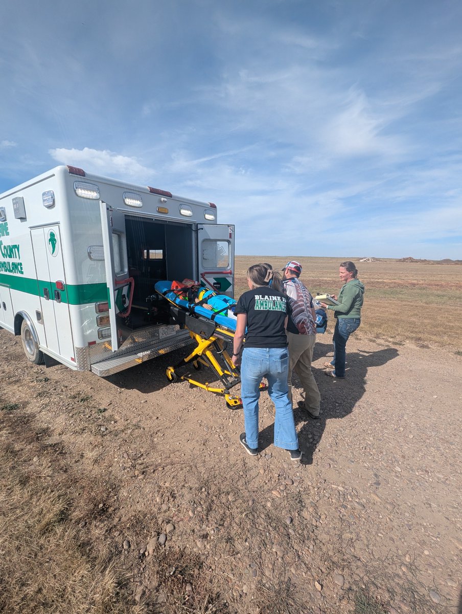SIM_MONTANA's tweet image. Turner, MT—SIM-MT ran a simulated pediatric trauma training with high-fidelity manikins (not real patients). Focus: teamwork, role clarity, and decisive care for a high-risk, low-frequency event. #MedicalSimulation #PediatricTrauma #EMS