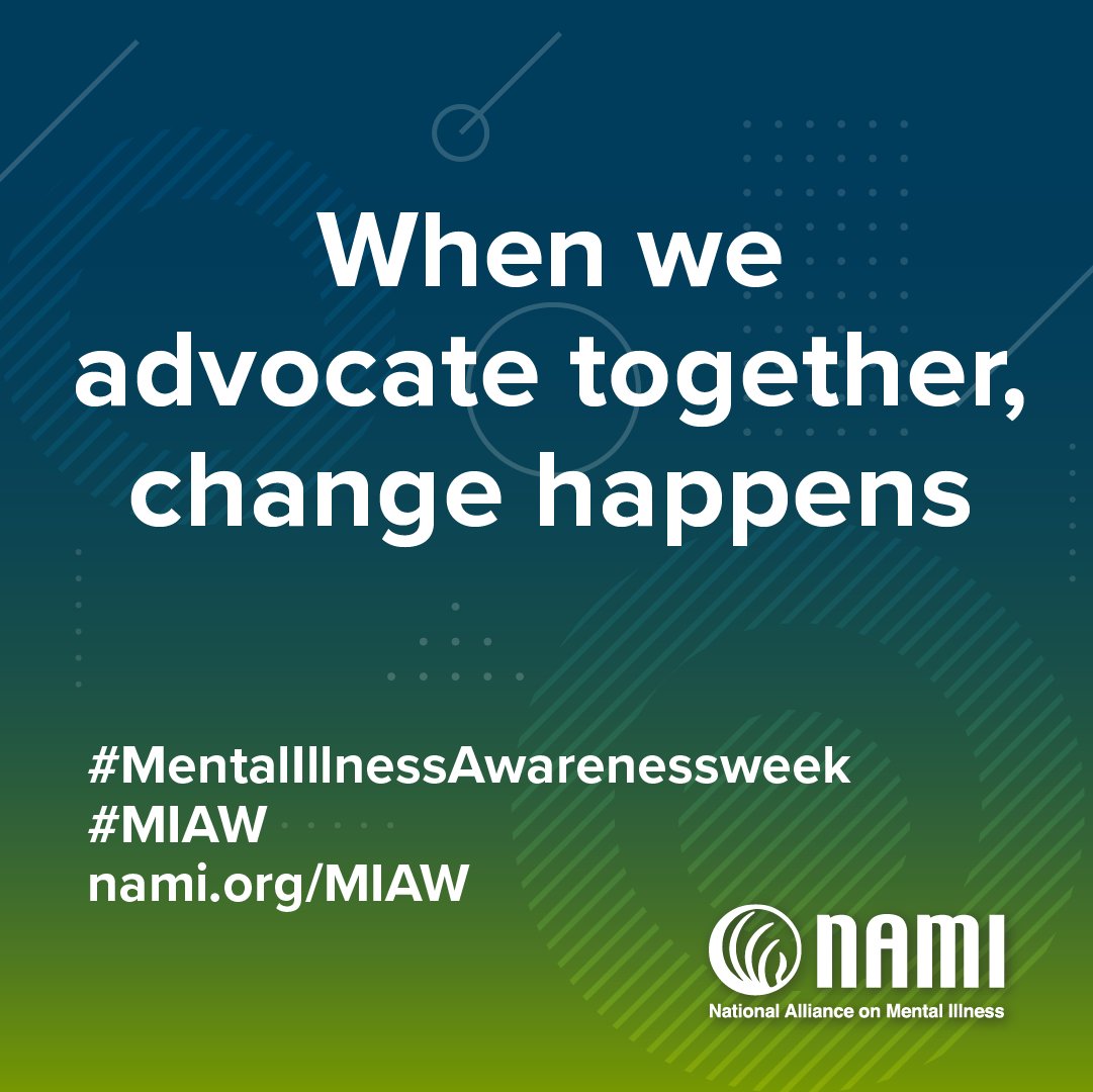NAMIKeystonePA's tweet image. Mental health matters every day. But during #MIAW, we come together to raise awareness, support one another, and build stronger communities. #MentalIllnessAwarenessWeek  nami.org/MIAW @NAMICommunicate