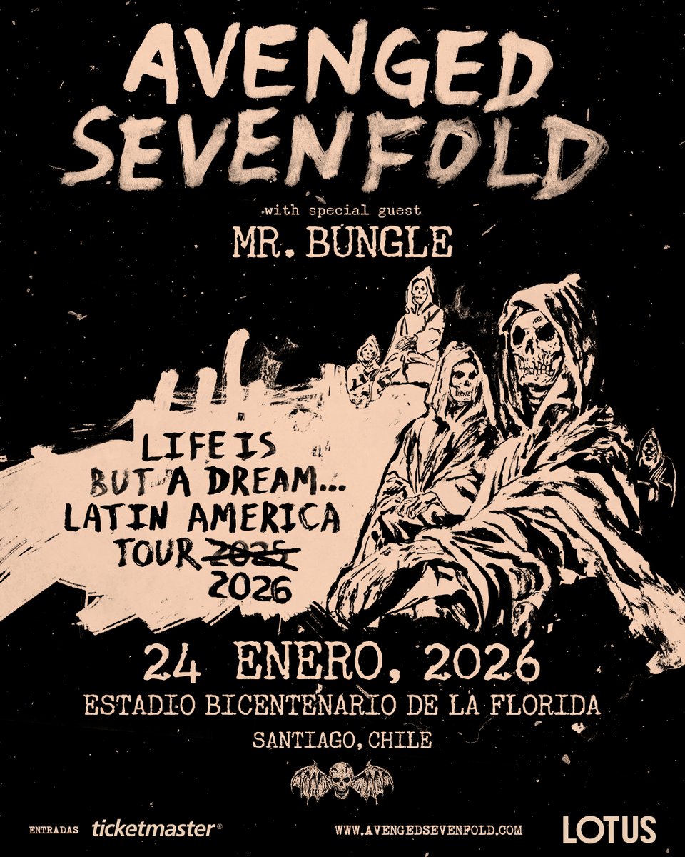 Chile - La preventa está activa para nuestro concierto reprogramado en el Estadio Bicentenario de La Florida el 24/01. La venta general comienza mañana a las 12:00 p. m. hora local. [Chile - Pre-sale is live for our rescheduled show at Estadio Bicentenario De La Florida on 24/01.