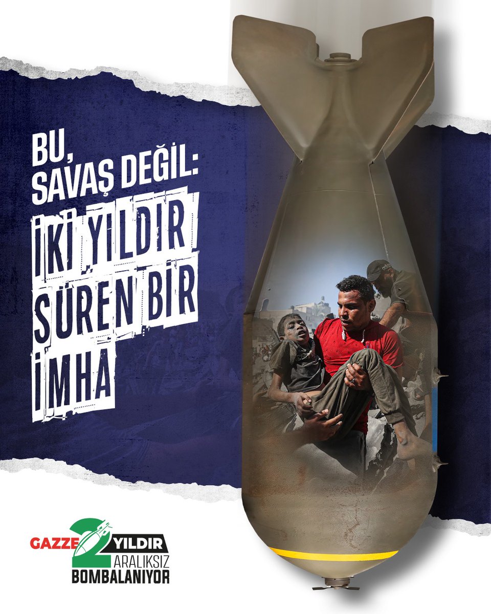 umitkanan72's tweet photo. Gazze’de yıkılan sadece binalar değildir; insanlığın vicdanı, adaletin sesi, medeniyetin temeli olan merhamet de enkaz altında kalmaktadır.

Bir halk, gözlerimizin önünde sistematik biçimde yok edilirken; küresel güçlerin sessizliği, bu vahşetin en acı ortağına dönüşmüştür.

Bu sessizlik, diplomatik bir tercih değil; ahlaki bir çöküştür.
Bu suskunluk, tarafsızlık değil; insanlığın onuruna indirilen bir darbedir.

Her bomba, sadece Gazze’yi değil, insanlığın ortak vicdanını da paramparça ediyor.
Artık susmanın bedeli, suça ortak olmaktır.
#BitmeyenSoykırımGazze 
#EndlessGenocideGaza 
@Akparti