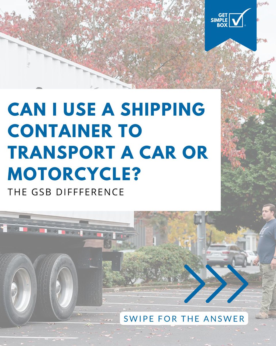 getSimpleBox's tweet image. That’s the #GetSimpleBoxDifference — making storage and transport easy from start to finish.
#ShippingContainer #VehicleStorage #PortableStorage #GetSimpleBox #MovingMadeSimple #ContainerStorage #CarStorage #MotorcycleStorage