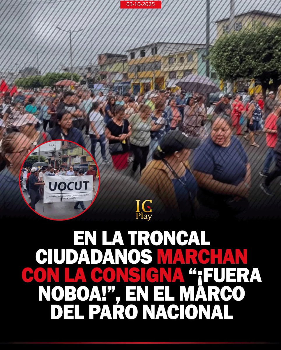geologymin10's tweet photo. Fuera Noboa Fuera https://t.co/5iwS6iySTg