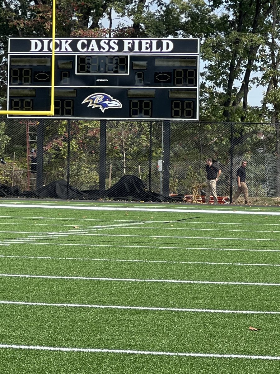 jeffzrebiec's tweet image. The outdoor turf field at the newly opened Baltimore Ravens Boys &Girls Club is named after former Ravens President Dick Cass who was instrumental in the project.