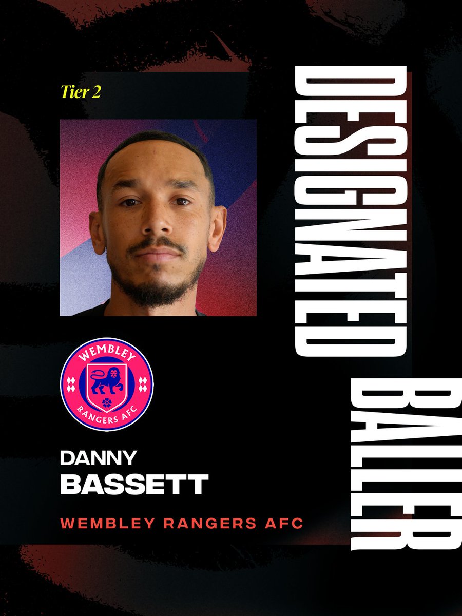 Danny Bassett joins Wembley Rangers AFC with the 17th pick of the draft 💥