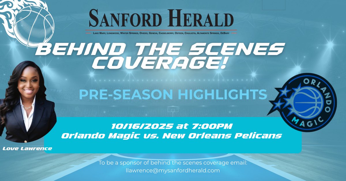 Hello Sanford natives and new comers!
I’m Love Lawrence
I’m the new Digital Advertising Executive for The Sanford Herald! Learn about all the exciting new ways we can grow and advertise your business together! Via website &amp; Social media!
Email: llawrence@mysanfordherald.com