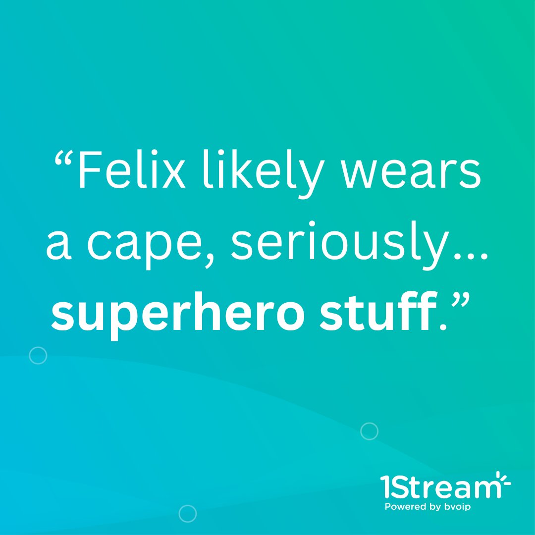 1Streamx's tweet photo. Not all heros wear capes 😉 Some just help fix your tech issues in a timely and efficent manor!

Learn more about our rockstar support team here ➡️ https://t.co/97M98KVpKR https://t.co/sNLABdMQ3G