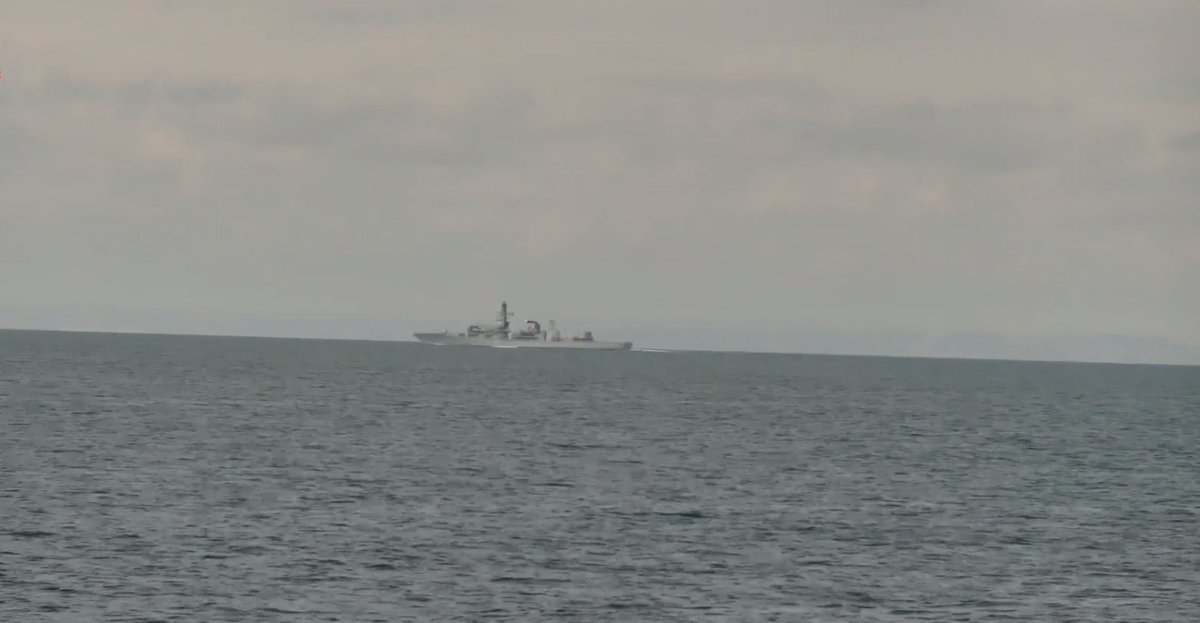 ACUAOcean's tweet image. USV PIONEER returned to Plymouth last week and en route we caught a glimpse of HMS Iron Duke ...who also caught sight of us!
#oceantech #defencetech #cleantech #maritimetechnology