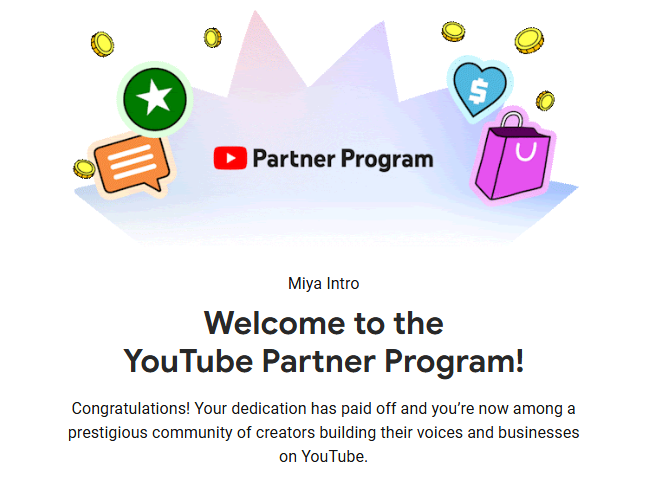miyagagaph's tweet image. I made it! This is just a start. Thank y'all for always supporting my content 🥹
#YouTubePartnerProgram