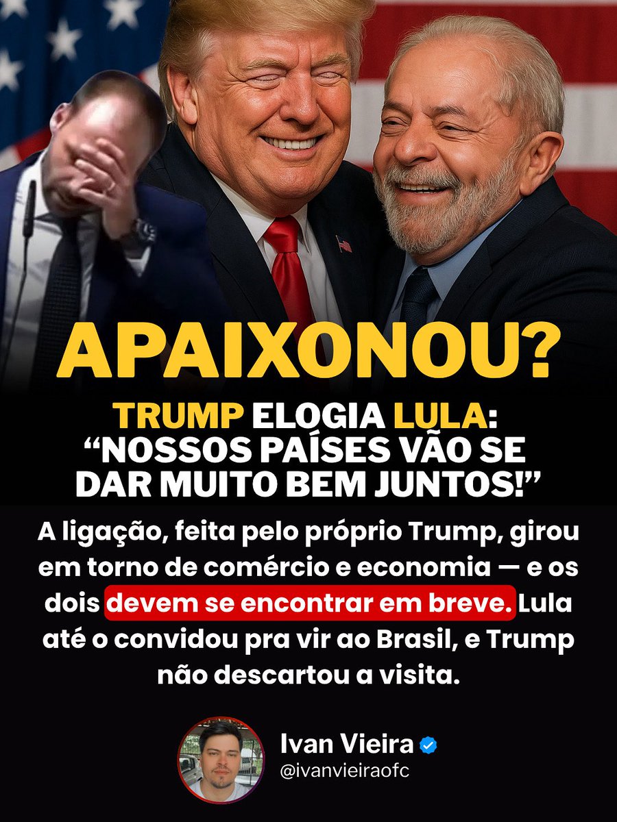 ivanvieira_5's tweet photo. O laranjão não resistiu aos encantos do Lulinha https://t.co/JUgeGDneXl