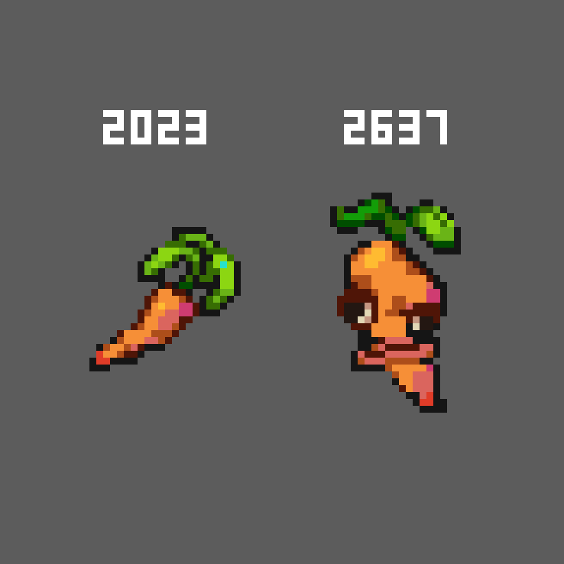 wade_dev's tweet photo. which is better? #pixelart #ドット絵 https://t.co/gnA5BwUfmT
