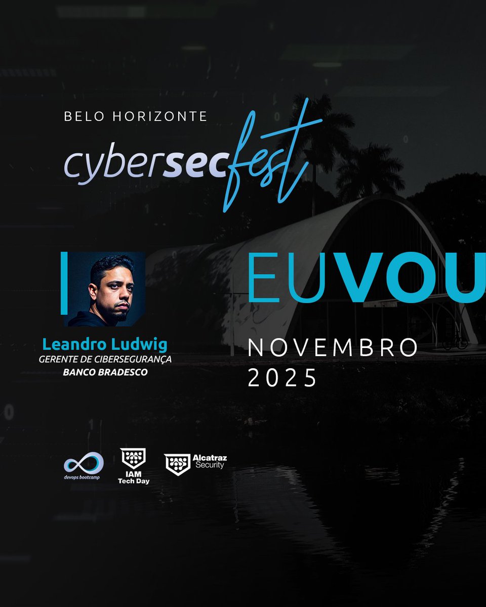 bootcamp_devops's tweet image. O #CyberSecFest BH recebe Leandro Ludwig, Gerente de #Cibersegurança do @Bradesco — um dos profissionais mais respeitados do país quando o tema é fraude, resposta a incidentes e segurança ofensiva.
Saiba Mais: linkedin.com/posts/cybersec…