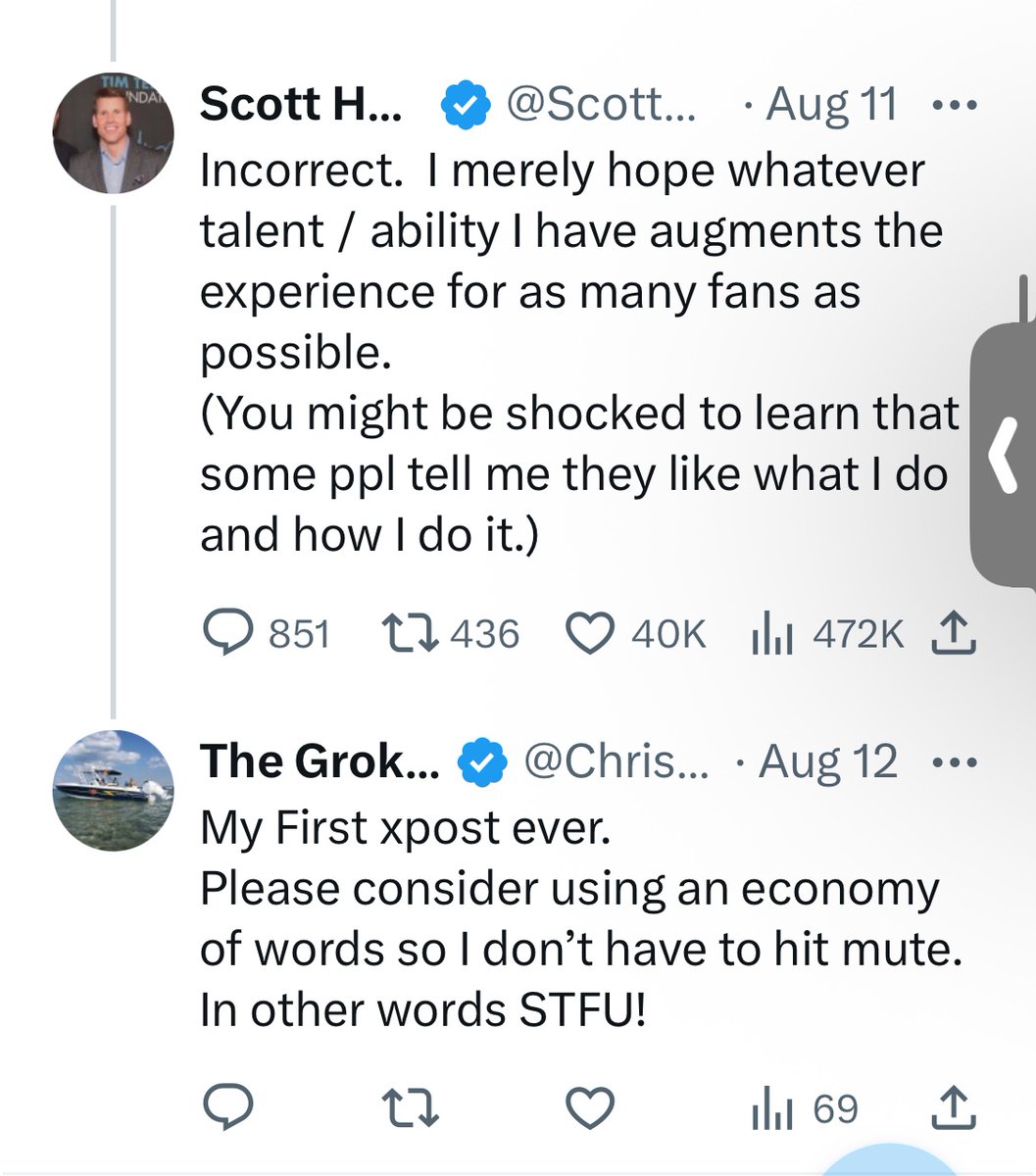 ChrisAhwal's tweet photo. @BostonConnr Please Tell your buddy @ScottHanson the same. STFU https://t.co/SfGIySAX42
