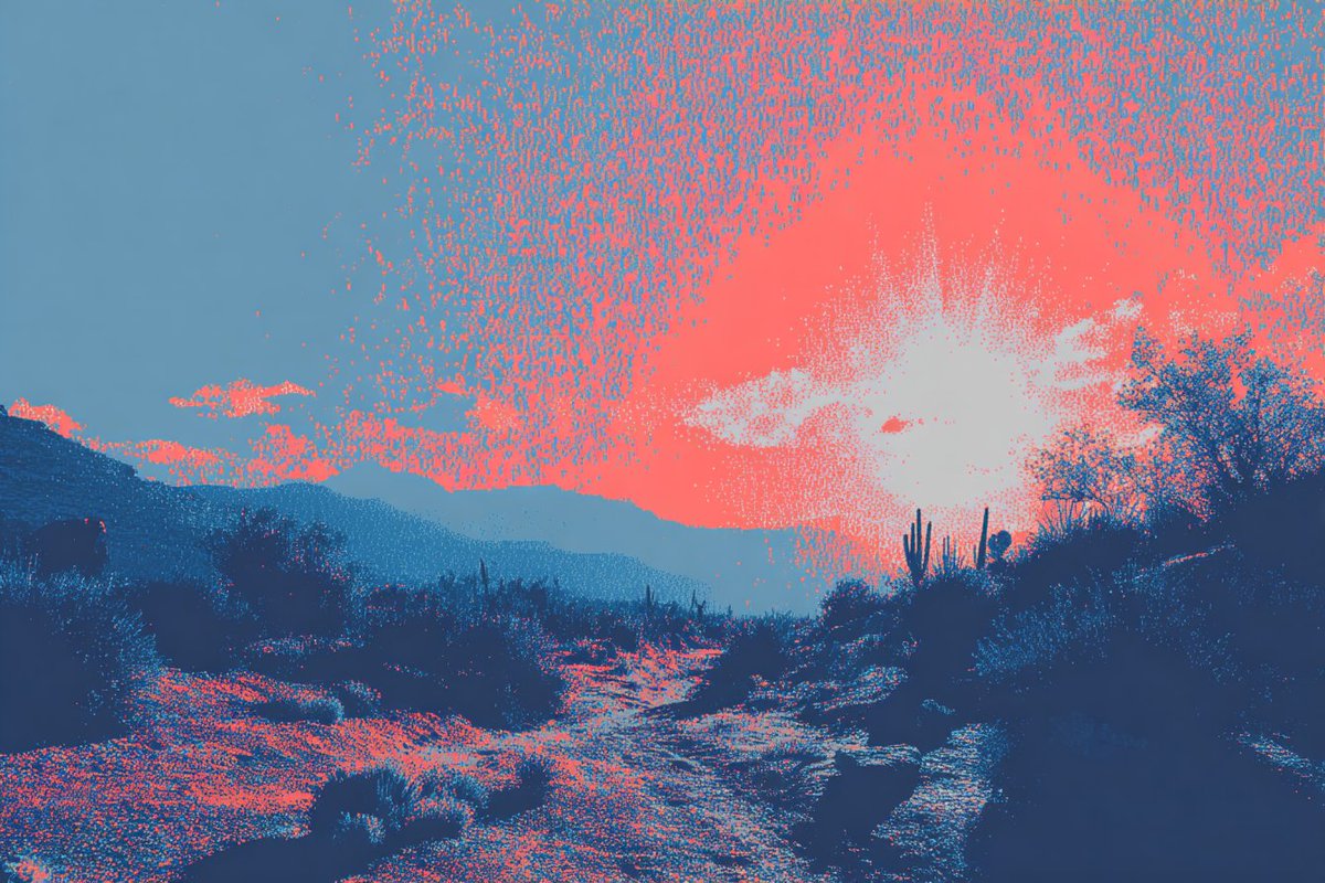 LudovicCreator's tweet image. 🎨 DIGITAL NOISE INTERFERENCE 🎨

Prompt  :

[SUBJECT] obscured by Digital Noise Interference, creating a grainy, pixelated effect. Utilize a limited color palette of [COLOR1] and [COLOR2] to enhance the sense of digital distortion

Check ALTS