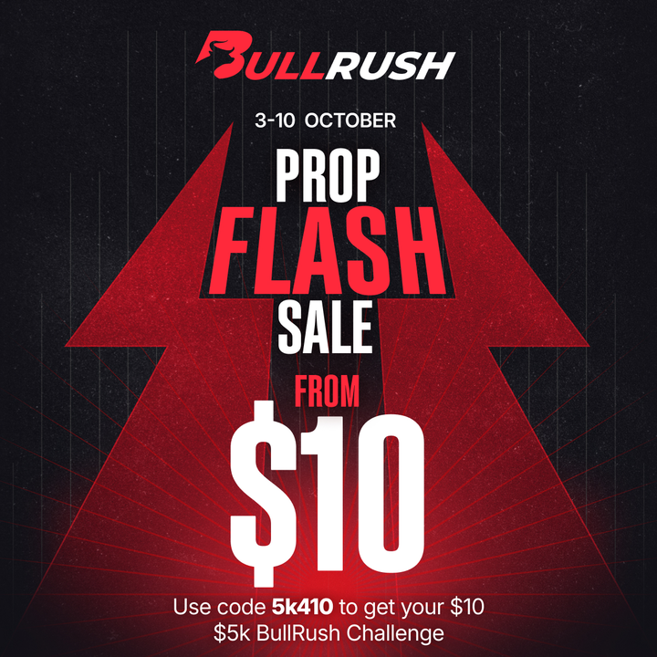 Bullrushcomp's tweet photo. 🚨 LIMITED-TIME DEAL 🚨
From now until 10/10…
➡️ $5K Prop Challenges = $10 only
➡️ Use code 5k410
Want in? 👉https://t.co/fEjRg8evMS💸
#PropChallenge #SportsProps #BullRush #TradingChallenge https://t.co/jsVhxRytCZ