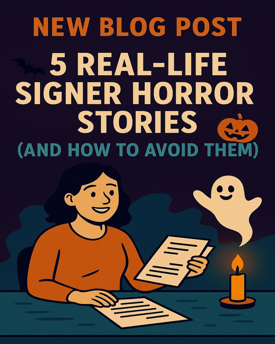 nwnotaryonthego's tweet image. New blog post: 5 Real-Life Signer Horror Stories (and How to Avoid Them)  

From chickens to cursed printers, these tales haunt every notary’s stamp.
Read ➜ bit.ly/4gSzkgE

#NotaryHumor #OregonNotary #MobileNotary #NotaryLife #NotaryPublic #FunnyNotary #TillamookCounty