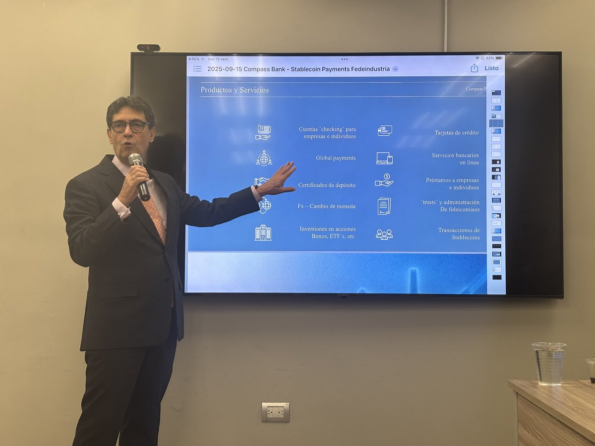 Fedeindustria llevó a cabo la Reunión Junta Directiva Nacional, con sus directores nacionales y presidentes de cámaras regionales. 

Donde recibimos la presentación de Compass Bank, expuesta por su representante Ibrahim Veluttini, quien compartió un valioso conversatorio.