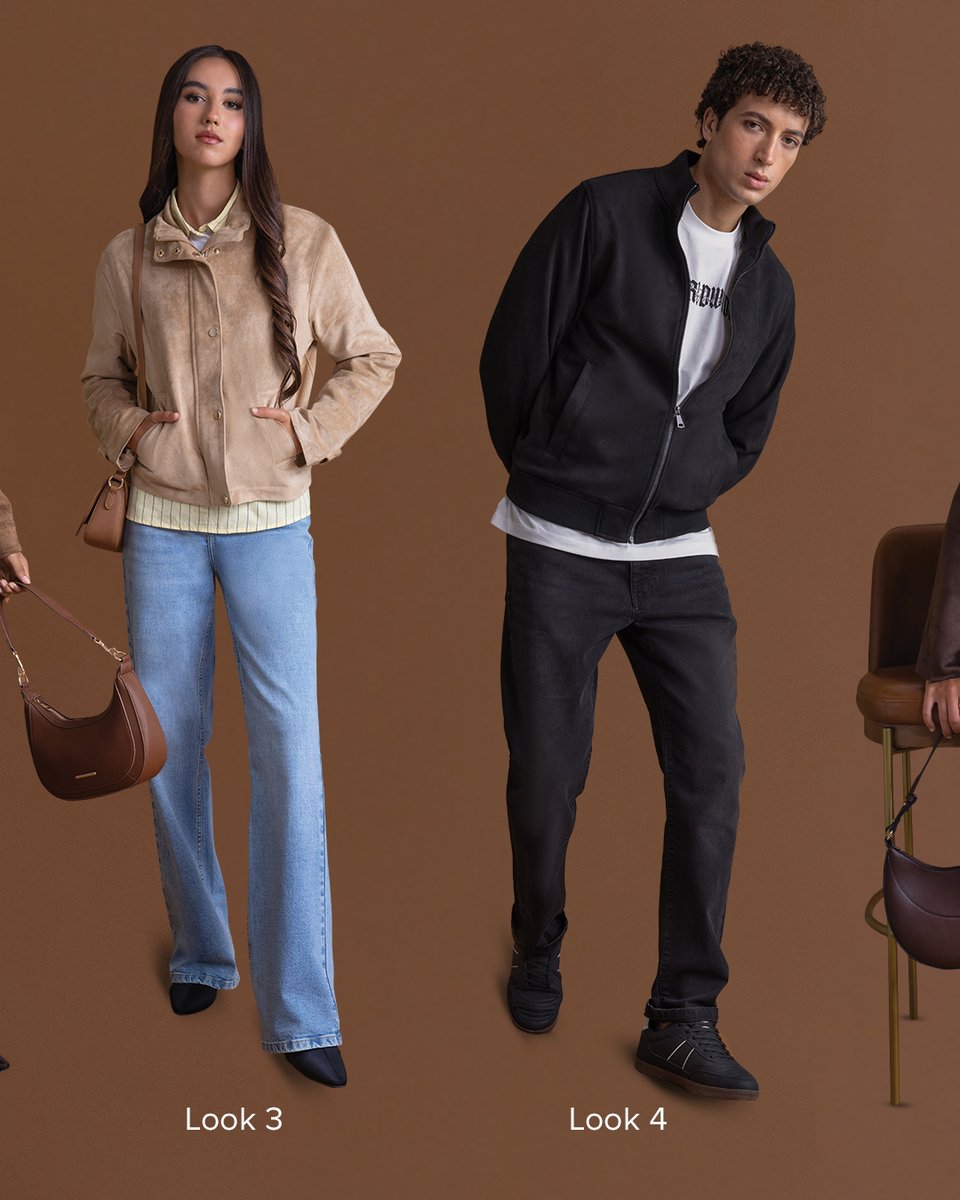 maxfashionMENA's tweet photo. Fall’s texture of choice? Suede.
Red, brown, blue, beige - pick your favorite.

#MaxFashion #MyMaxStyle #FallInStyle #FallLayers #SuedeSeason #OOTDInspo https://t.co/0eRmJNxhhl