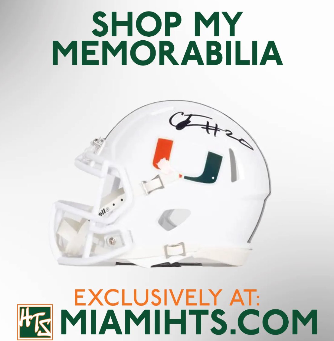 ChrisEwaldjr's tweet photo. Miami fans! My signed memorabilia is now available at @MiamiHTS Get yours now in-store or online! https://t.co/PcIEXSJqCe https://t.co/QhUErg4TvL