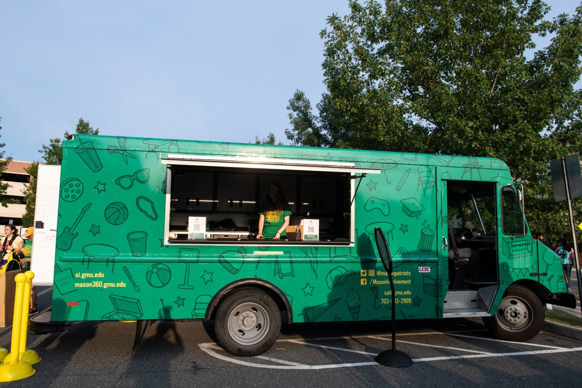 MasonPatriots's tweet image. The SI2GO truck is coming to campus! 🚛 Come grab some awesome giveaways and get inspired by upcoming leadership opportunities! ✨ 

🗓️ Wednesday, October 8th
⏰ 1-3 PM
📍In front of Northern Neck and Starbucks

#StudentInvolvement #CLIE #SI2GO