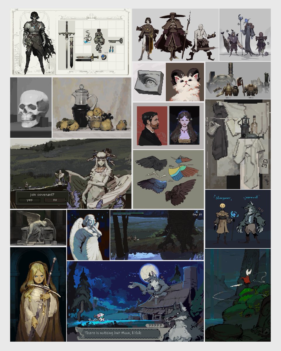 It's my birthday today, and I’ve gathered all the artworks I made this year that I still like