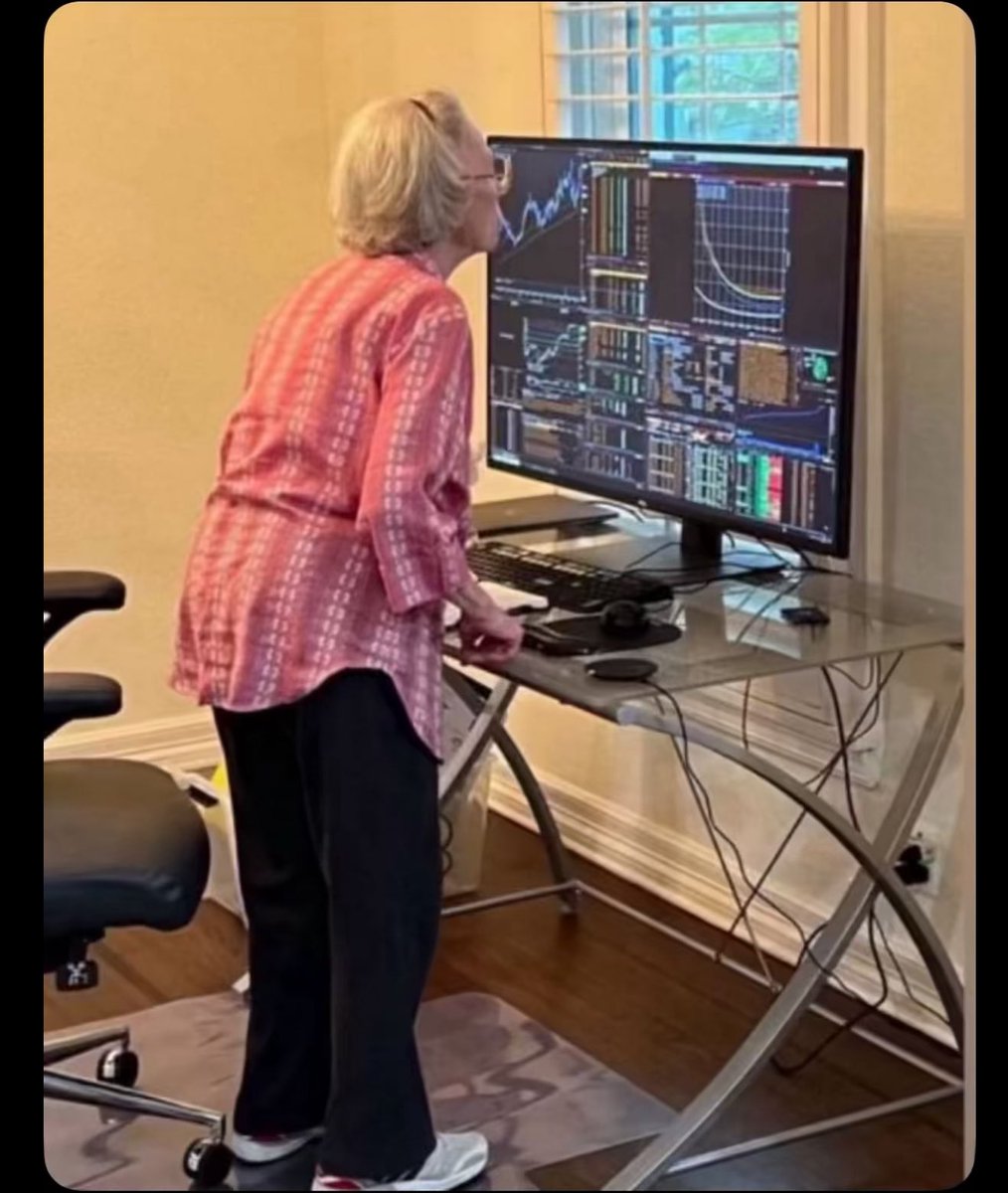 Granny heard about monad mainnet and she can't stop studying the charts.
