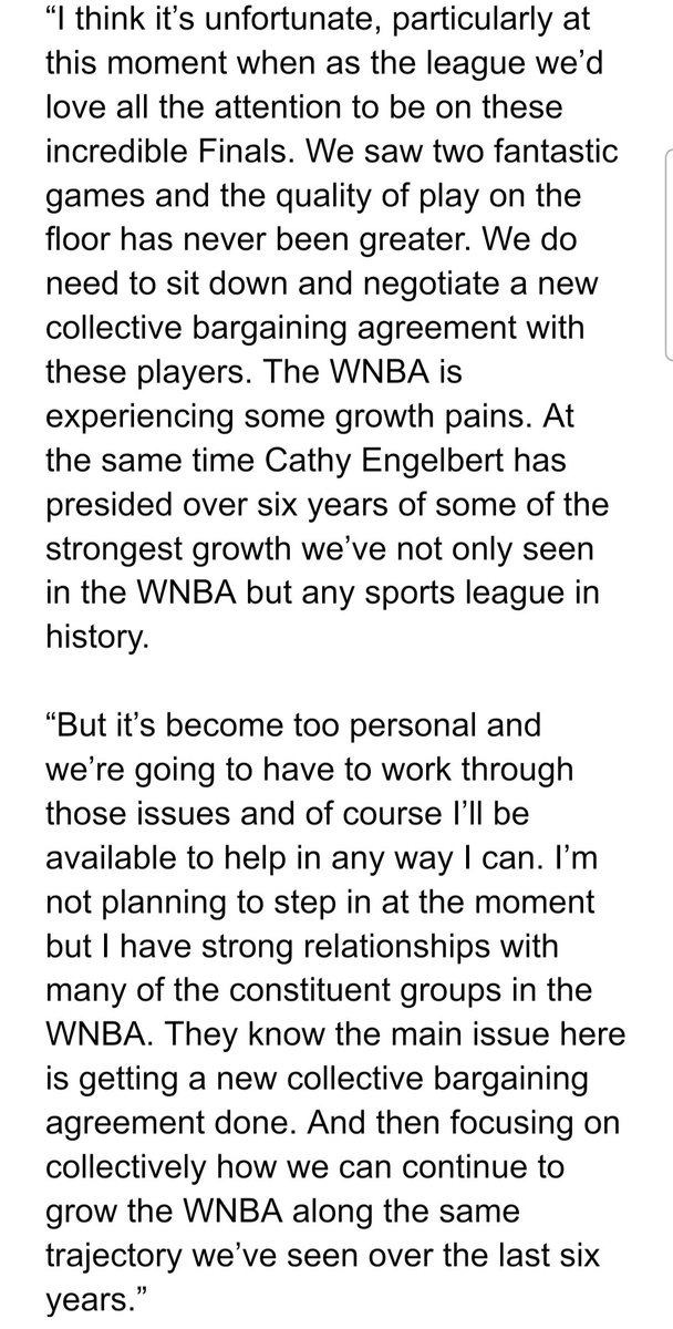 GwashburnGlobe's tweet image. I asked NBA Commissioner Adam Silver about the dispute between players and WNBA Commissioner Cathy Engelbert and CBA negotiations and he called the issue "unfortunate." #NBA #WNBA