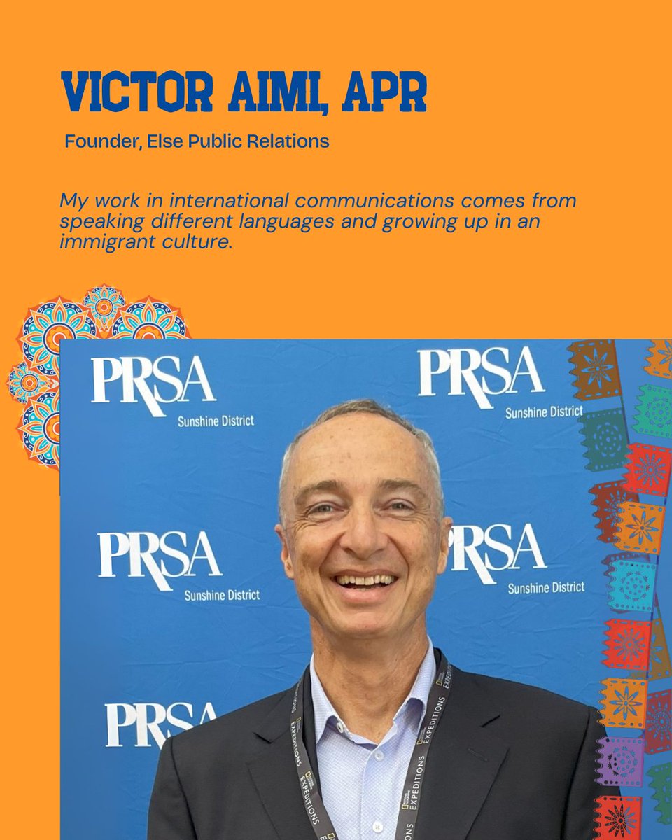 Honoring Hispanic Heritage Month 🌟 We’re proud to celebrate our Hispanic members and their impact on PR &amp; communications 💙

#HispanicHeritageMonth #PRSAFL
