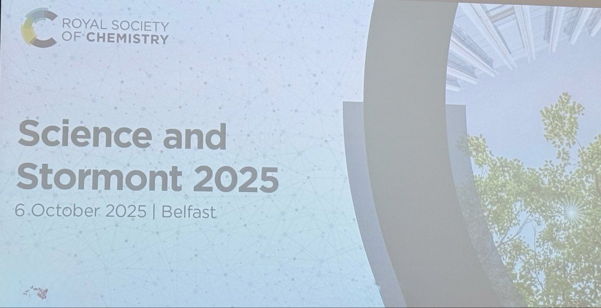 catherinemross's tweet photo. Great to attend #ScienceAndStormont today, insightful discussions on how science can inform policy across the environment and health.
From climate impacts to sustainable AI, today showed the importance of evidence-led collaboration across disciplines.
Thanks to @RoySocChem https://t.co/aPtSaPbOdc