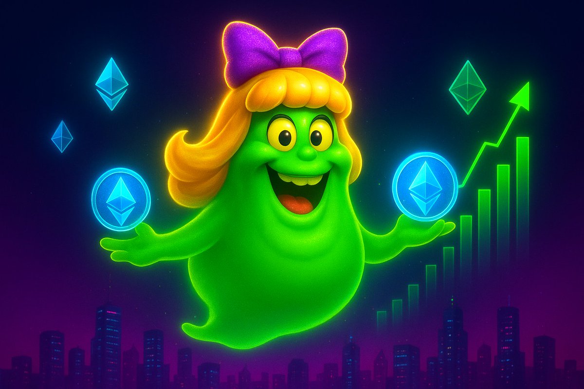 Once adored in the neon afterlife, Lady Slimer was never just goo — she was chaos, loyalty, and allure made manifest. Now her spirit rises again, not on film but on-chain. $LSLIMER — the legend returns. ⚡️ #memecoin #hiddengem #Launch