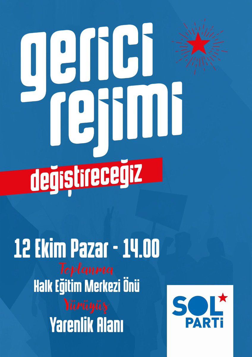 Memlekete sahip çıkma iradesiyle yürüyüşlerimiz sürüyor. 

Saray rejimini yenecek halkın birleşik mücadelesini adım adın kurma yolunda 12 Ekim Pazar Tarsus sokaklarında omuz omuza yürüyelim. 

Eşitlik için, özgürlük için #İleri