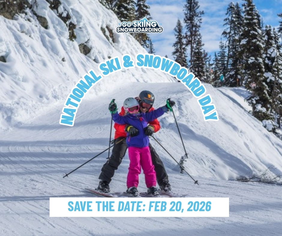 Circle the date. Friday, Feb 20, 2026. One day. Coast to coast. A celebration of snow. More details soon. 
Sign up for updates: goskiinggosnowboarding.ca/newsletter/?_g…
#NationalSkiAndSnowboardDay #GoSkiingGoSnowboarding #SkiCanada #SnowboardCanada #RideON #SkiON