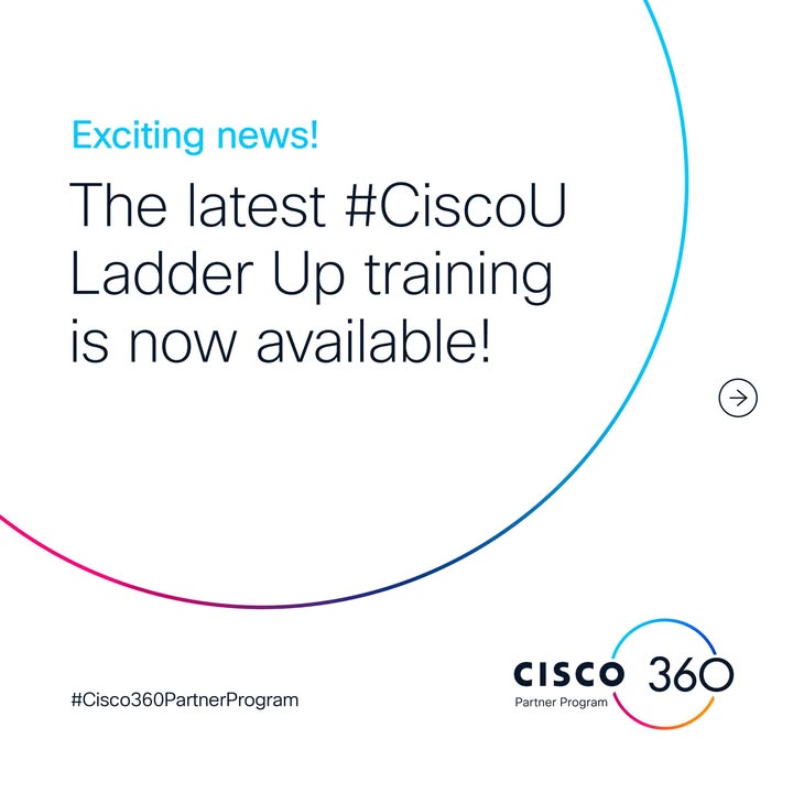 CiscoPartners's tweet image. 🚀 New Ladder Up Training—complimentary for #CiscoPartners and #CiscoDistributors through Oct 31, 2025!
#Cisco360PartnerProgram
Thread below 👇
