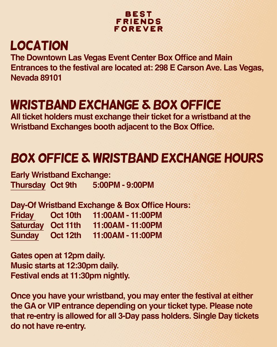 Best Friends Forever Festival tweet media