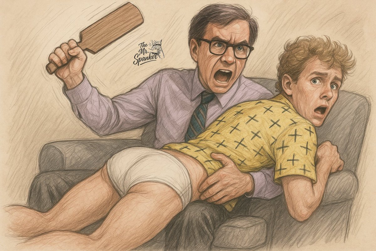 Right from Springwood, here’s a much-needed missing scene from A Nightmare on Elm Street 2!
What should’ve happened when Mr. Walsh had enough of Jesse’s bad attitude at school? A well-deserved spanking! 👋🍑
Featuring Mark Patton as Jesse Walsh
#spanking #gayspanking #Discipline