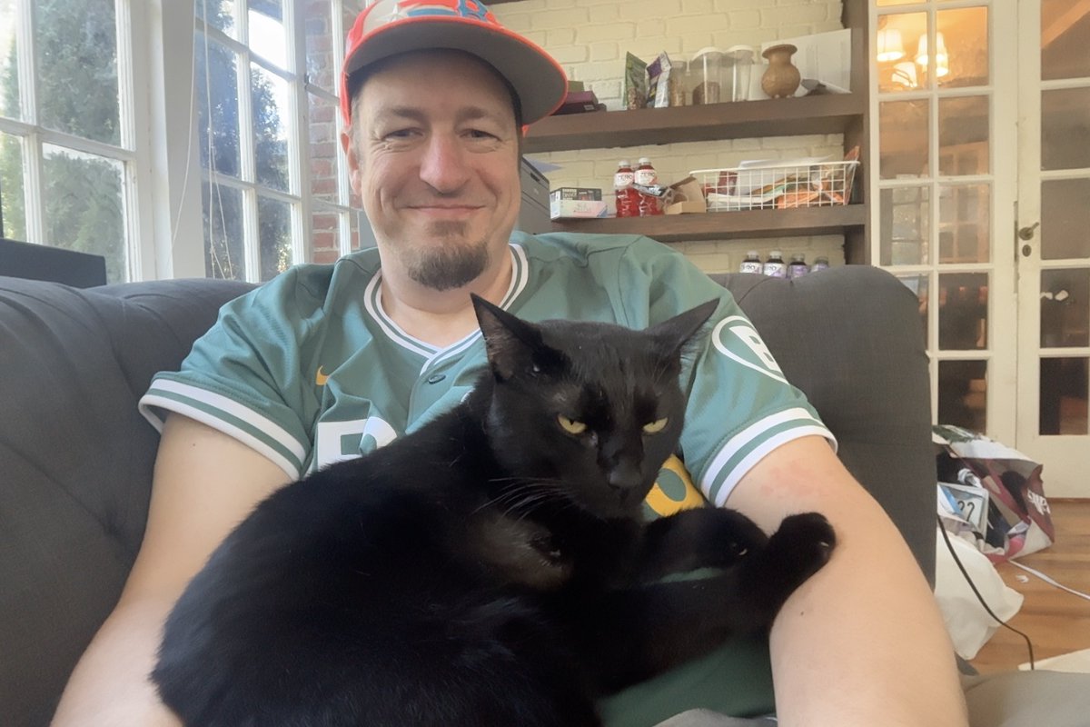 remy is glad i stayed home this week.