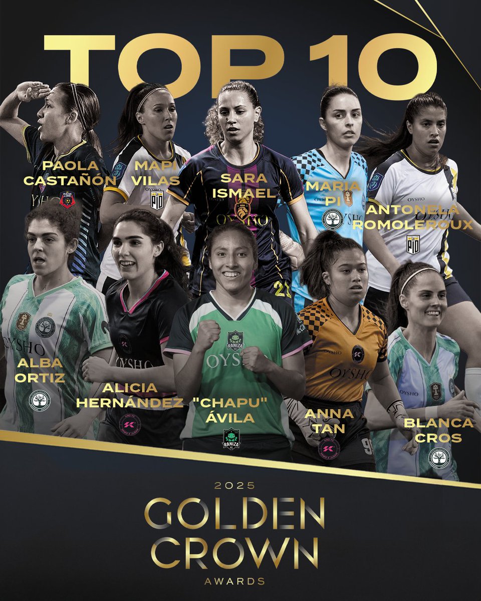 QueensLeague's tweet image. 👑 Una de ellas será la Golden Crown 2025.

🏆 El 11 de octubre durante el Kickoff Day conoceremos a la ganadora.