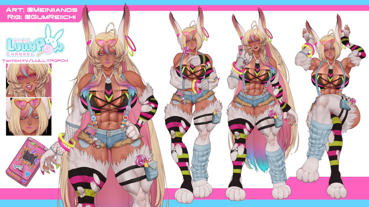 LullyPopCh's tweet image. I put together a quick thingy for visual reference and fanarts!💛
🎨Art Tag: #LullyPopArts
🔞NSFW Tag: #Lully34