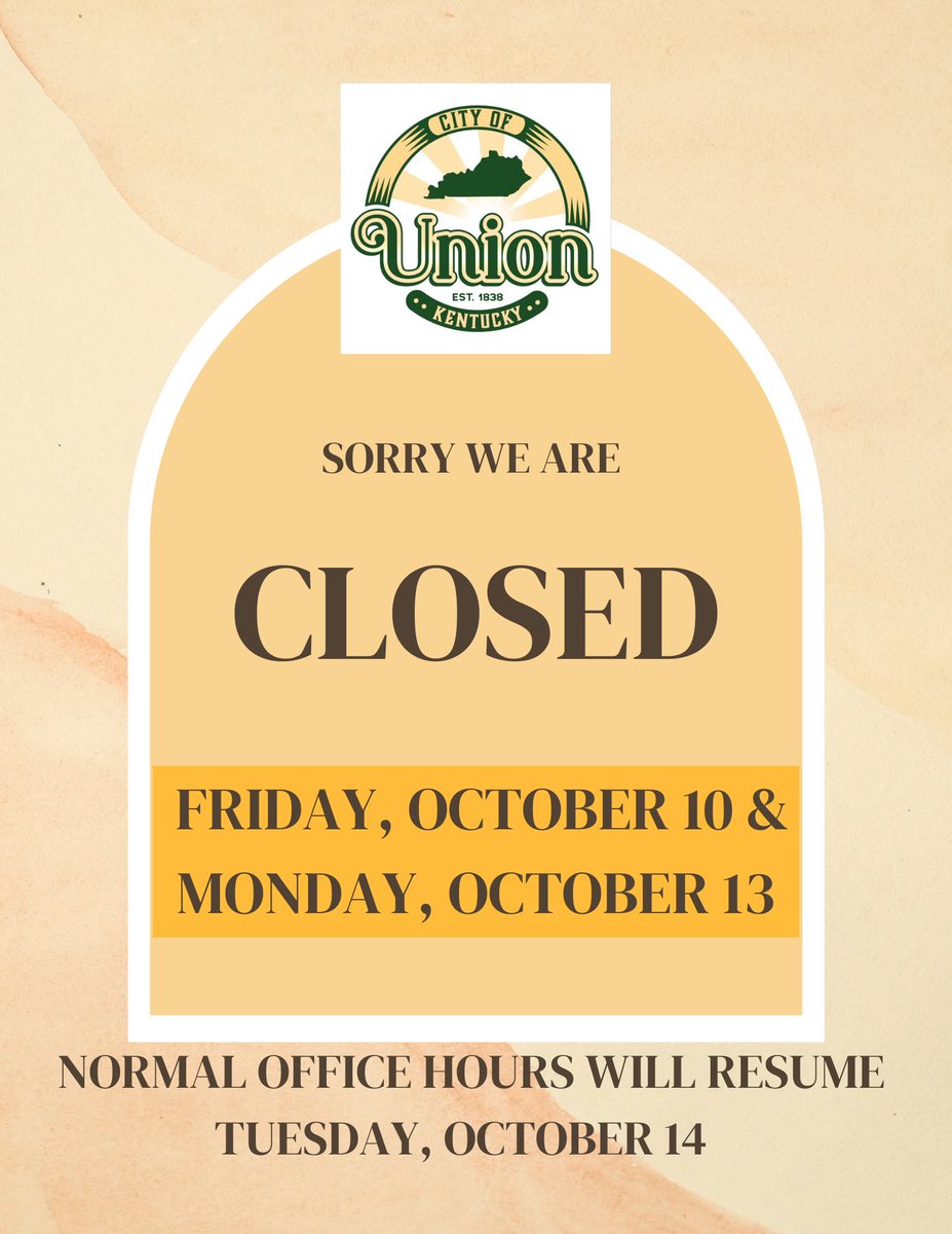 City of Union, KY (@cityofunionky) on Twitter photo 