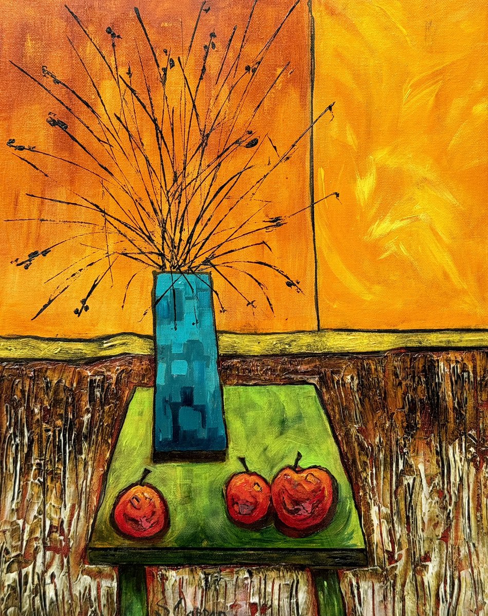 gallerycheshire's tweet photo. A colourful still life by Steve Capper.
#stevecapper https://t.co/J3GQSFuGES