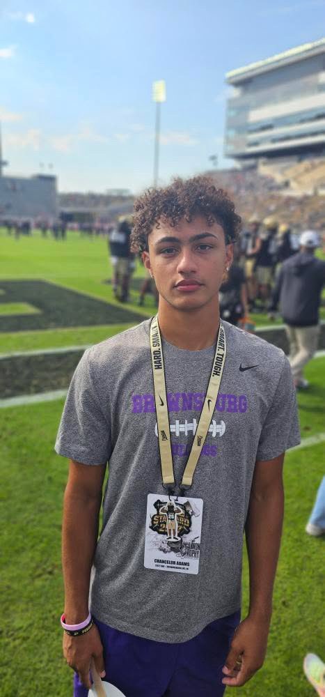 Thank you to the Purdue staff for them having me out on Saturday. Great atmosphere and staff!! 
<a href="/CoachClark3/">Charles Clark</a> <a href="/CoachNatePurdue/">Nate Dennison</a> <a href="/AllenTrieu/">Allen Trieu</a> <a href="/SWiltfong_/">Steve Wiltfong</a> <a href="/Bryan_Ault/">Bryan Ault - Midwest Scout</a> <a href="/bhsdogs/">Brownsburg Athletics</a> <a href="/coachpop27/">Casey Popenfoose</a> <a href="/SidelinePreps/">Sideline Preps</a> <a href="/IndianaPreps/">Indiana Preps</a> <a href="/PrepRedzoneIN/">Prep Redzone Indiana</a>