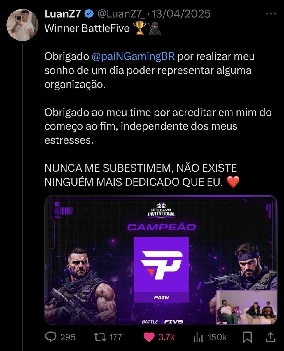 jkfps15's tweet photo. @paiNGamingBR Time da pain no fivem pra quem não sabe ☠️🐐 https://t.co/4sWiSNU0gB