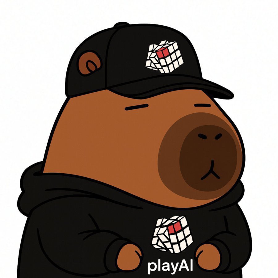 Nixieofweb3's tweet image. I preach PlayAI
I yap PlayAI

gPlay believers 
we grow. 
we build. 
win together.

@playAInetwork is the first orchestration layer between Crypto and AI, your command center for everything happening across the onchain world.

$PLAI TGE is coming